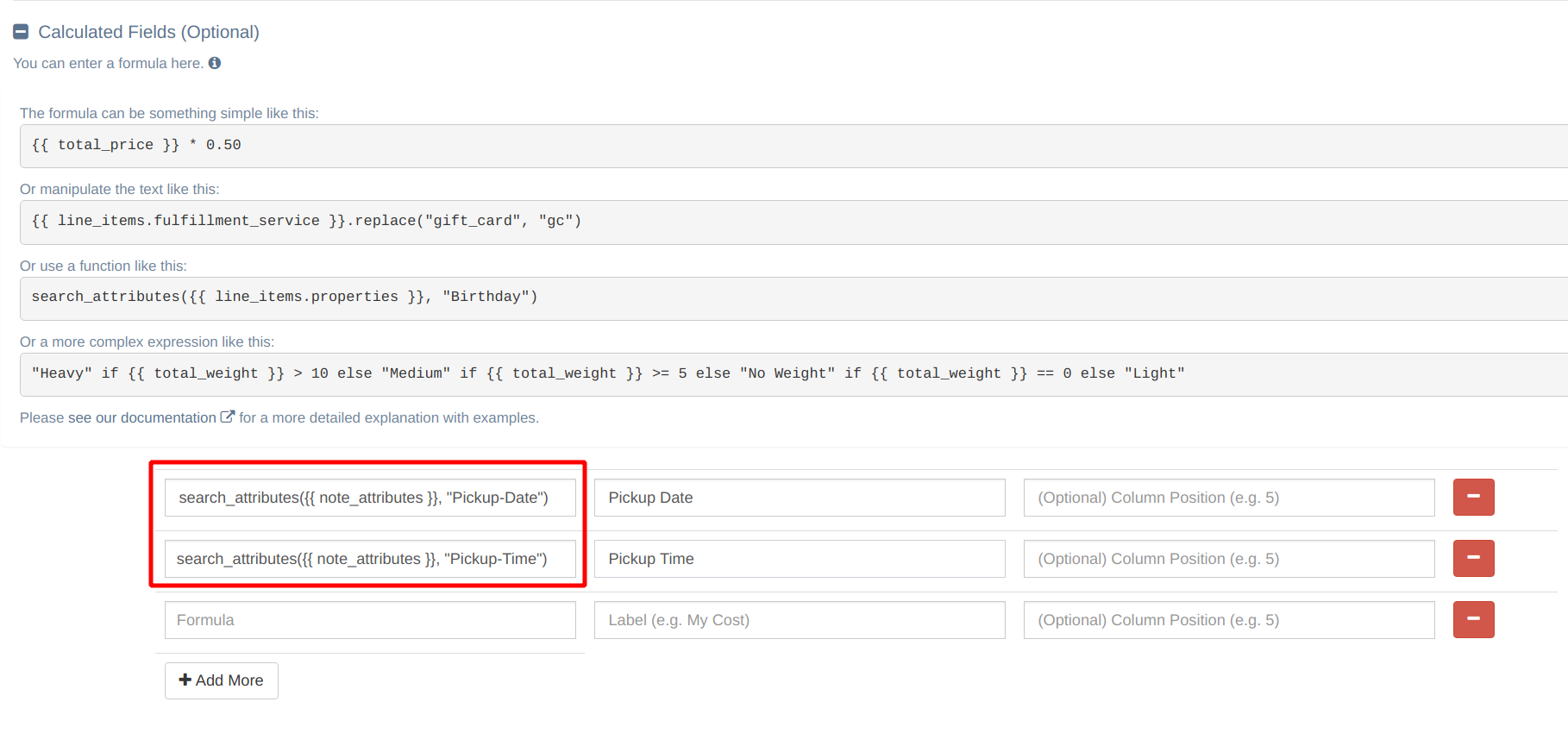 EZ Exporter - Export each cart attribute into its own column in the CSV